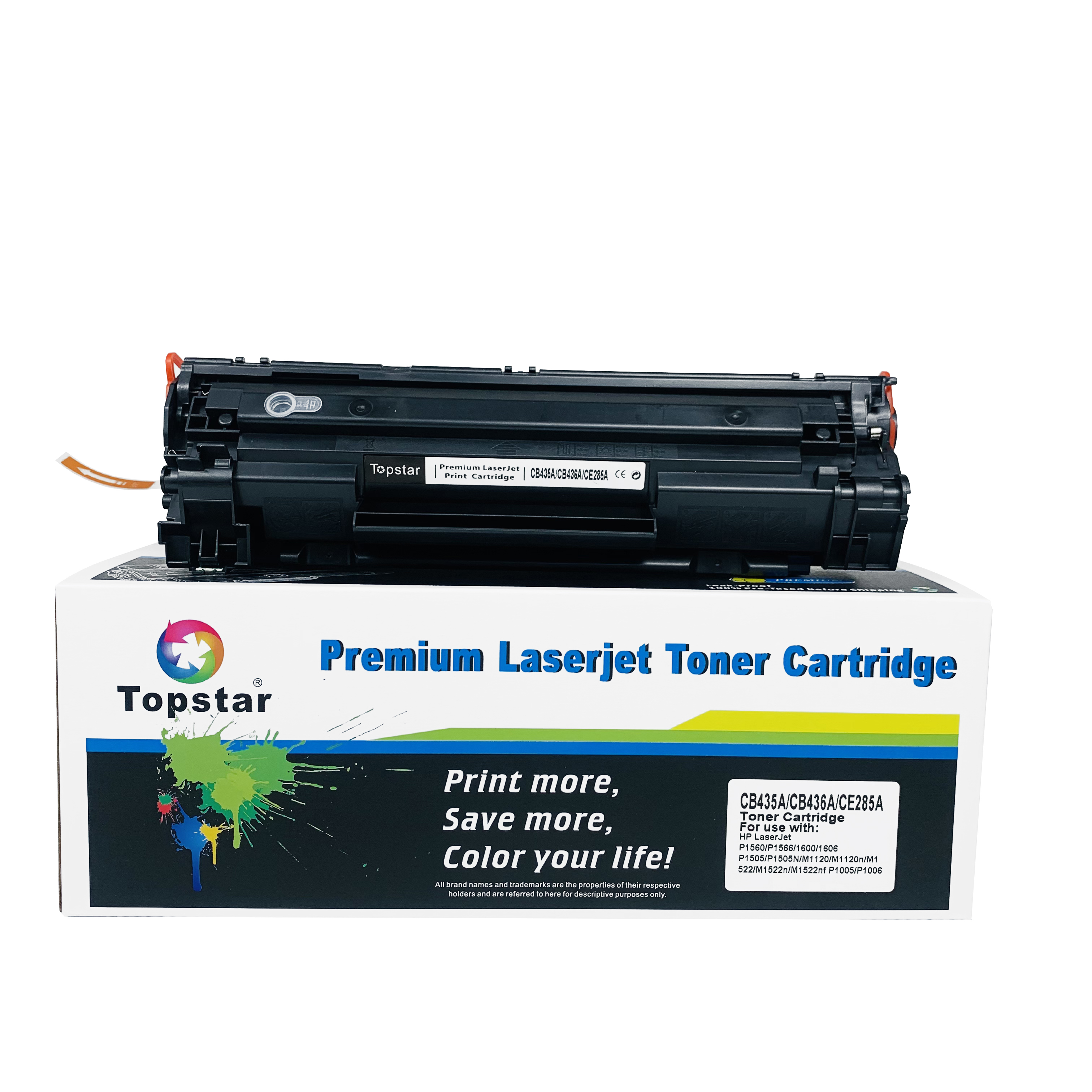 CB435A/CB436A/CE278A/CE285A For HP LaserJet P1005/P1006/P1100/P1102/P1102W/P1104/P1104W/P1106/P1106W/P1107/P1107W/P1108/P1108W/P1109/P1109W/PRO M1132/M1210/M1212NF/M1213NF/M1214NFH/M1216NF/M1217NFW/M1