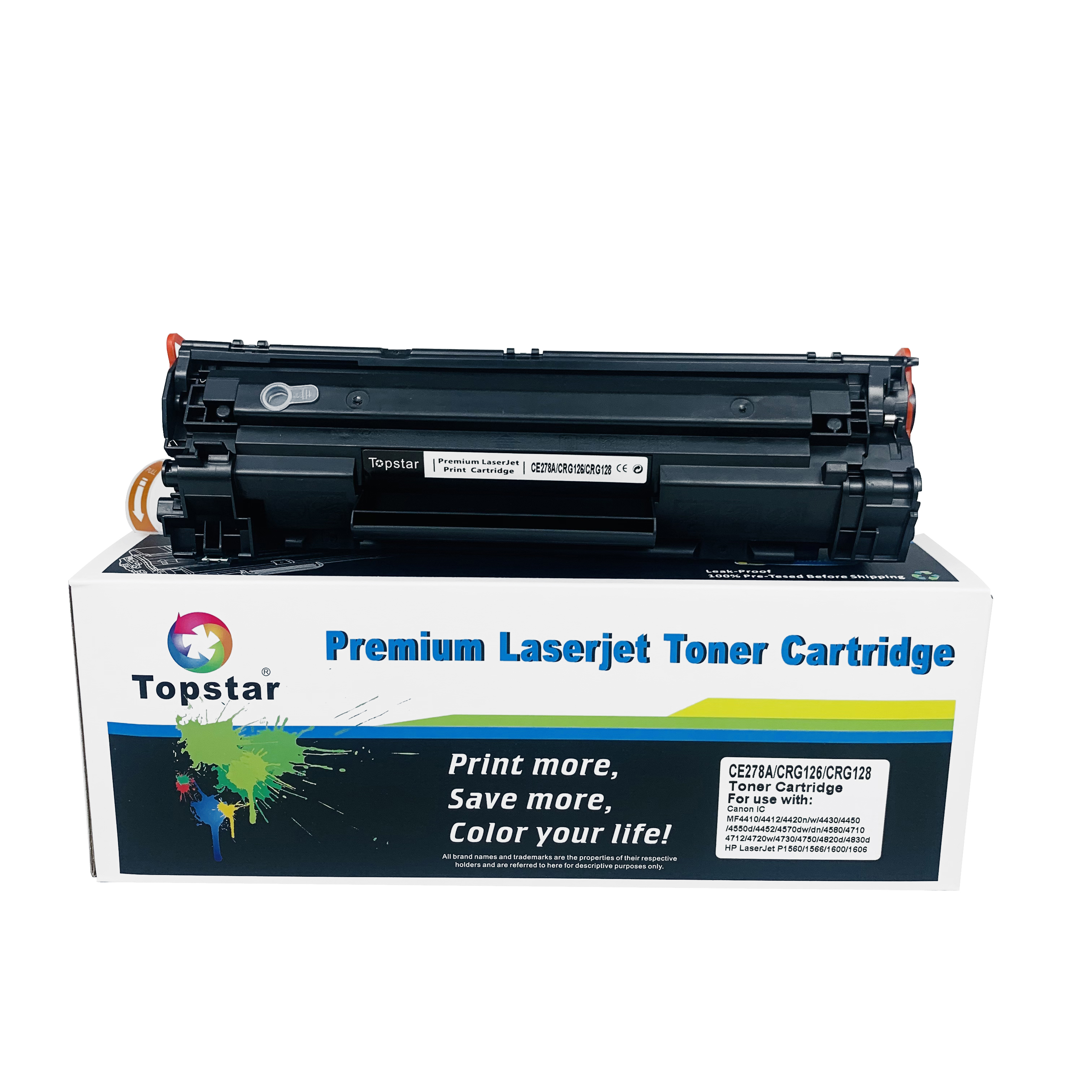 CE278A For HP LaserJet P1566/P1567/P1568/P1569/P1606/P1606dn/P1607dn/P1608dn/P1609dn/ HP LaserJet M1530/M1536dnf/M1537dnf/M1538dnf/M1539dnf Canon IC MF4410/4450/4412/4420/4550/4570/D520/MF4420N/4412/4