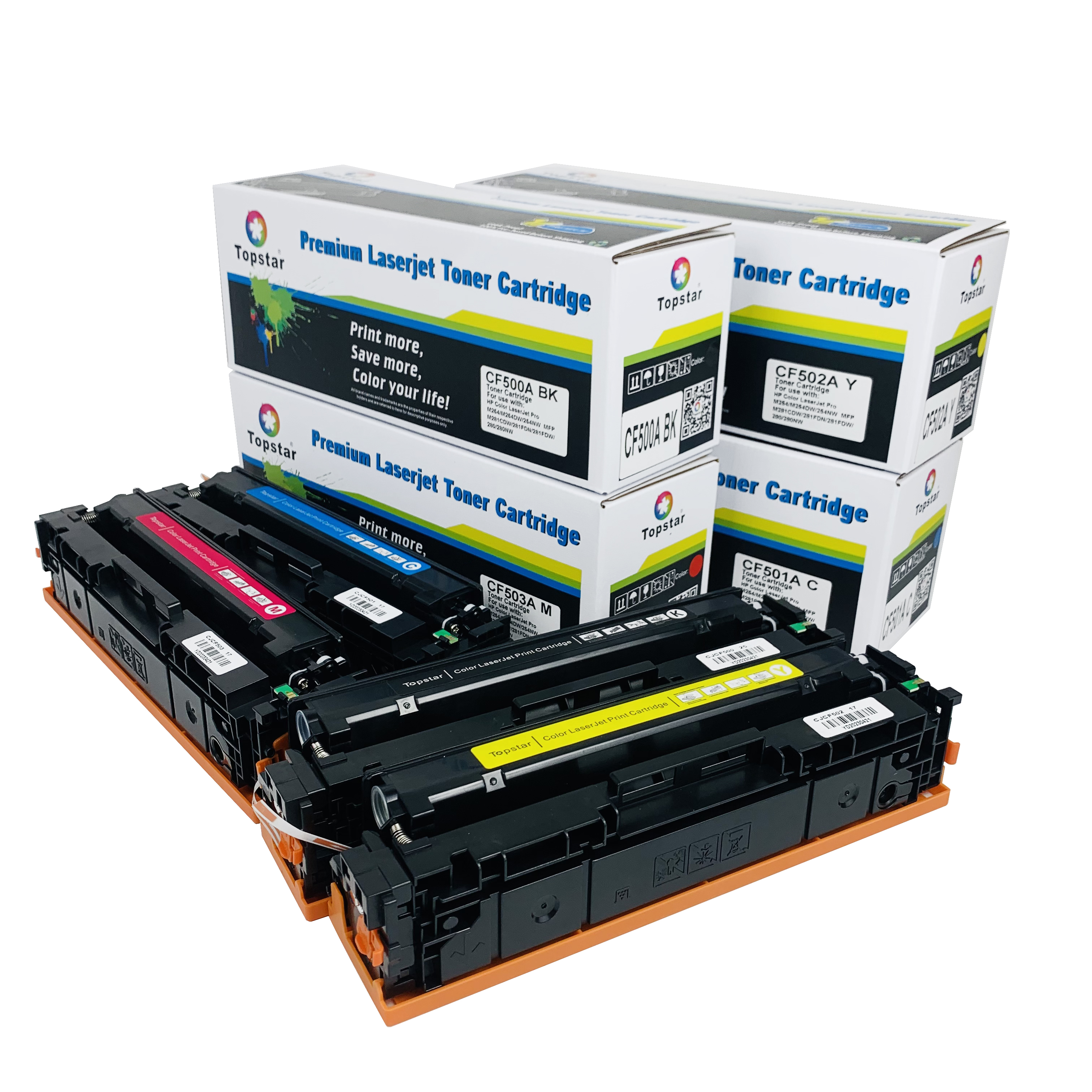 CF500A/501A/502A/503A For HP Color LaserJet Pro M254/M254dw/254nw HP Color LaserJet Pro MFP M281cdw/281fdn/281fdw /280/280nw